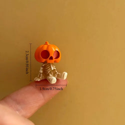 4Pcs Halloween Mini Figurines Set