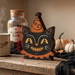 Halloween Wooden Block for Shelf Decoration