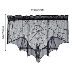 Halloween Spider web Bats Tablecloth