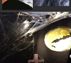 White Spider Web for Halloween Scary Home Party