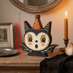 Halloween Wooden Block for Shelf Decoration