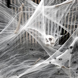 White Spider Web for Halloween Scary Home Party