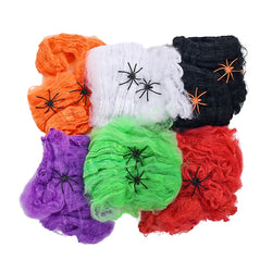 White Spider Web for Halloween Scary Home Party