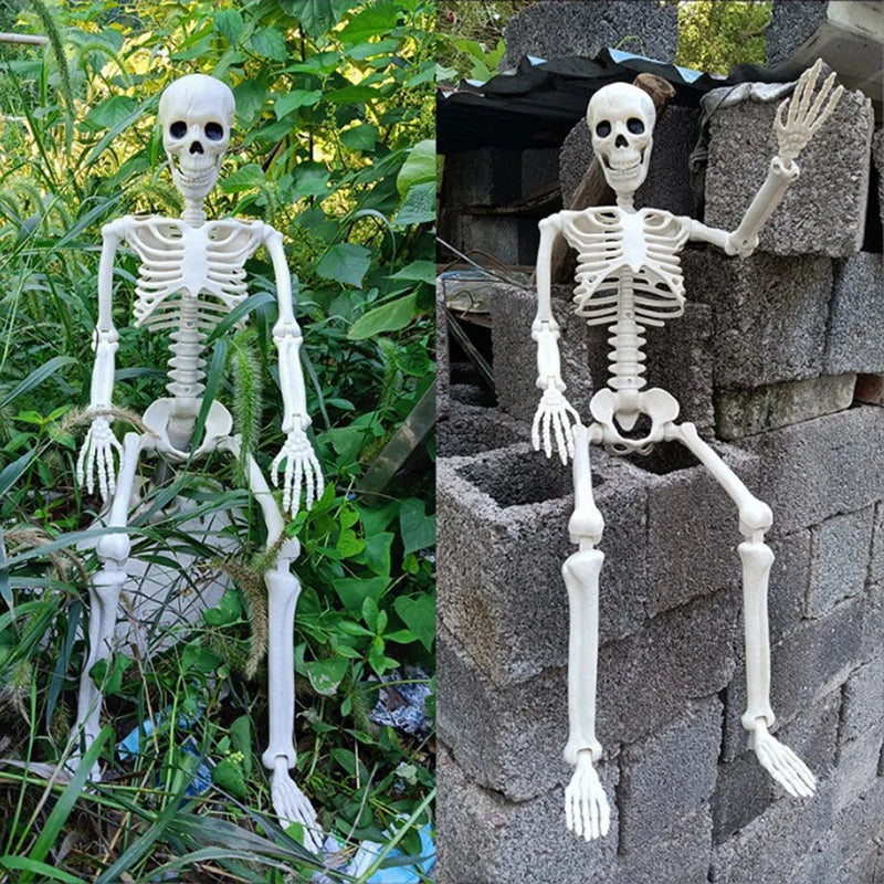 1pc Happy Halloween Modeling Humanoid Skeleton Decorative Props