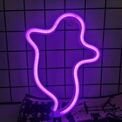 Halloween Bat Spirit LED Neon Wall Decor for Party