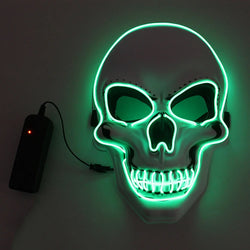 Halloween Horror Skull Mask LED