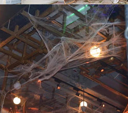 White Spider Web for Halloween Scary Home Party