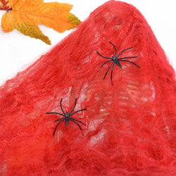 White Spider Web for Halloween Scary Home Party