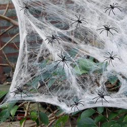 White Spider Web for Halloween Scary Home Party