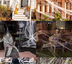 White Spider Web for Halloween Scary Home Party