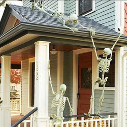 Happy Halloween Modeling Humanoid Skeleton Decorative Props