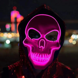 Halloween Horror Skull Mask LED