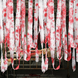10/15M Halloween Bloody Cloth Strips Blood Gauze Bandage