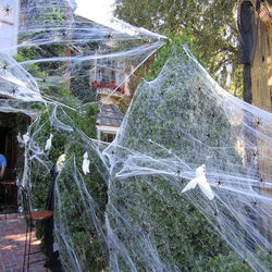 White Spider Web for Halloween Scary Home Party