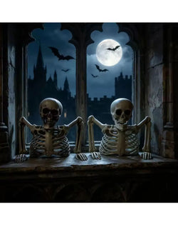 Halloween Half Skeleton Party