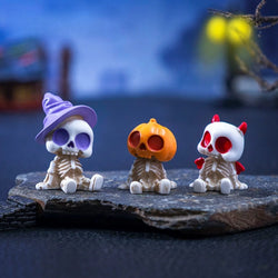 4Pcs Halloween Mini Figurines Set