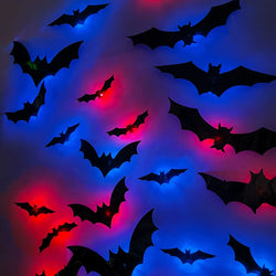 Halloween LED 3D Stereoscopic Bat Wall Decoration