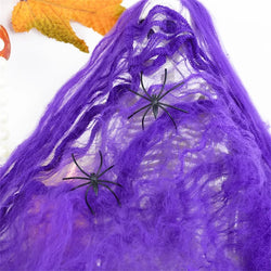 White Spider Web for Halloween Scary Home Party