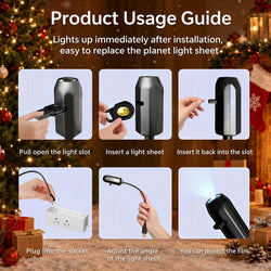 Halloween USB LED Projection Lamp