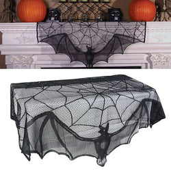 Halloween Spider web Bats Tablecloth