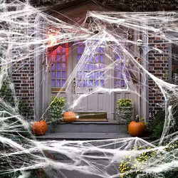 White Spider Web for Halloween Scary Home Party