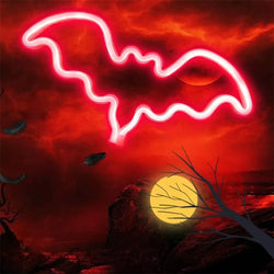 Halloween Bat Spirit LED Neon Wall Decor for Party
