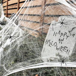 White Spider Web for Halloween Scary Home Party