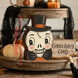 Halloween Wooden Block for Shelf Decoration