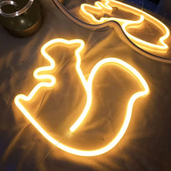 Halloween Bat Spirit LED Neon Wall Decor for Party