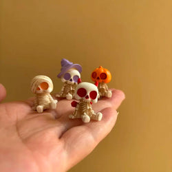 4Pcs Halloween Mini Figurines Set